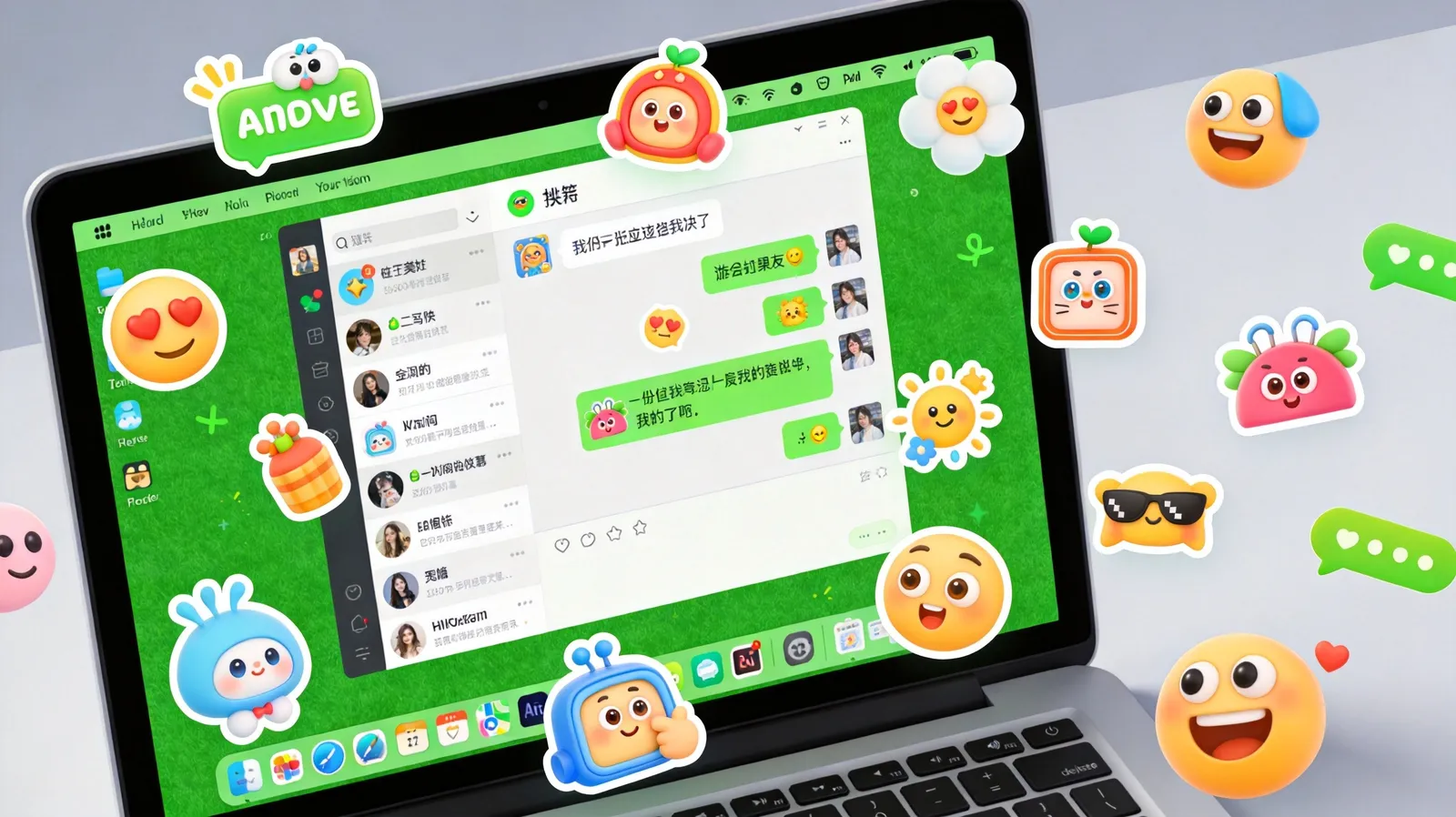LINE电脑版丰富贴图表情